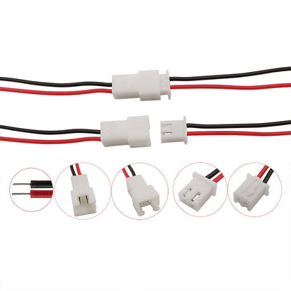 5Pair JST XH 2.54 2P 3P 4P 5P 6PIN Male Female Plug Connector 2.54mm Pitch 26AWG with Wire Cable 200mm Battery Charging Cable