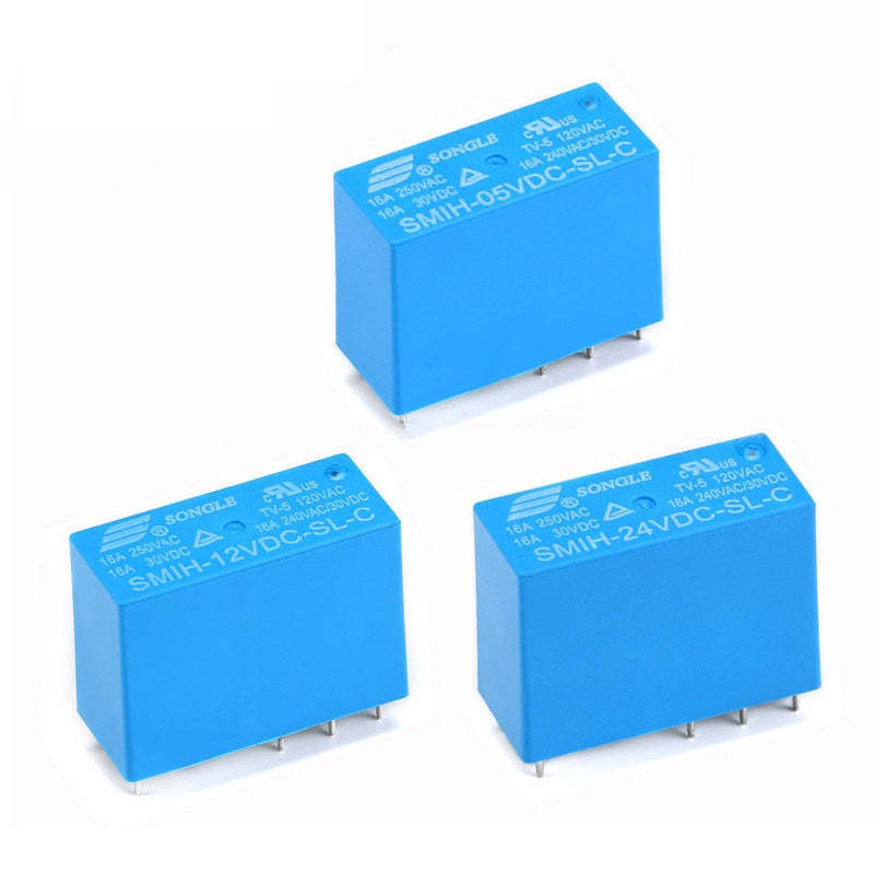 SMIH 5V 12V 24V Relays SMIH-05VDC-SL-C SMIH-05VDC-SL-A SMIH-24VDC-SL-A 16A 250V  A Type 6 Pin C Type 8 Pin
