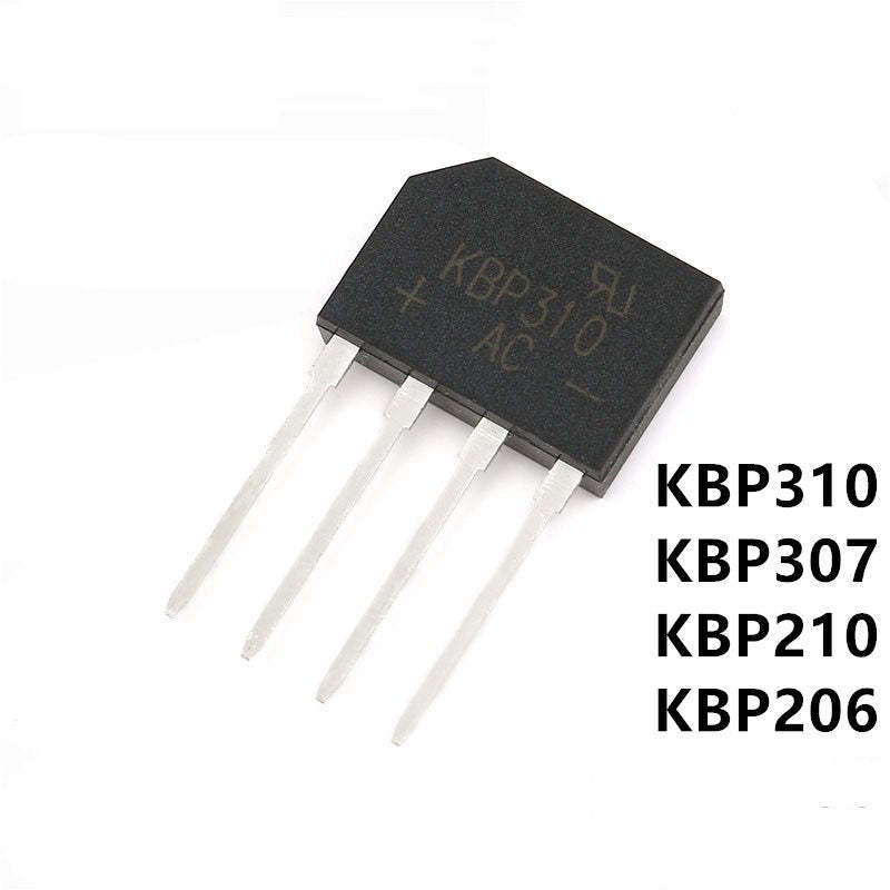 5Pcs Diode Bridge Rectifier  KBP206 KBP210 KBP307  KBP310  600V 700V 1000V
