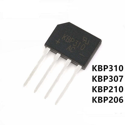 5Pcs Diode Bridge Rectifier  KBP206 KBP210 KBP307  KBP310  600V 700V 1000V