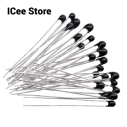 10Pcs NTC Thermistor Thermal Resistor 3950 MF52 1% NTC-MF52AT 1K 2K 3K 4.7K 5K 10K 20K 47K 50K 100K 5% 3950B 1/2/3/4.7/K Ohm R