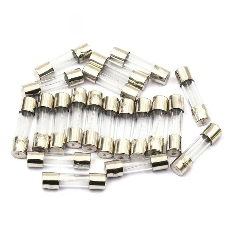 10Pcs Fast Quick Blow Fuse 5*20mm 6*30mm Glass fuse tube 250V 0.1A-30A 0.2A/0.5A/1A/2A/3.15A/5A/6.3A/10A/15A