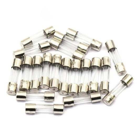 10Pcs Fast Quick Blow Fuse 5*20mm 6*30mm Glass fuse tube 250V 0.1A-30A 0.2A/0.5A/1A/2A/3.15A/5A/6.3A/10A/15A