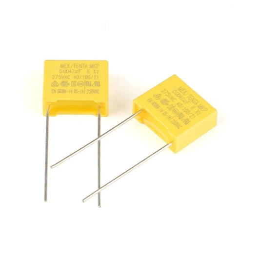 100Pcs X2 Safety Capacitors P22 275V 0.33UF 0.47UF 0.56UF 1UF P=22.5MM
