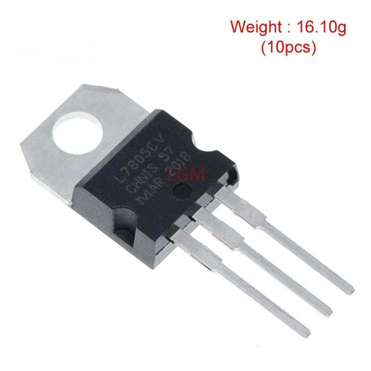 10Pcs Transistor LM317T L7805CV 7806CV 7809CV 7810CV 7812CV 7815CV 7824CV TO-220 New and Original IC