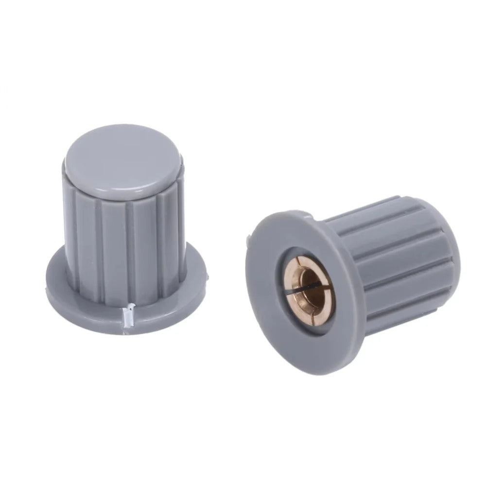 5Pcs Plastic Knob Potentiometer Knob Cap Copper Core Knob Cap Aperture 4mm for WXD3 WH5-1A