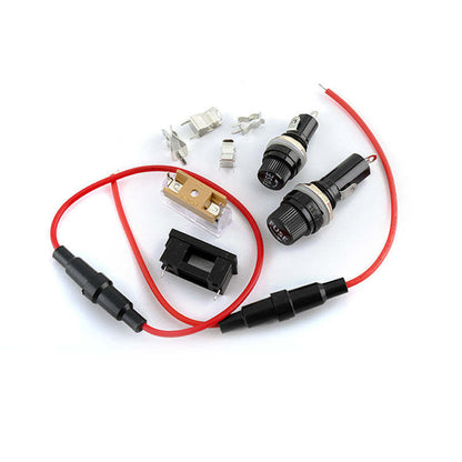 Fuse Holder for Glass Fuse Tube 5X20mm 6X30mm Fuse Box Fuse Clip BLX-A