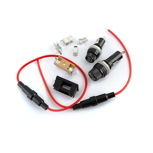 Fuse Holder for Glass Fuse Tube 5X20mm 6X30mm Fuse Box Fuse Clip BLX-A