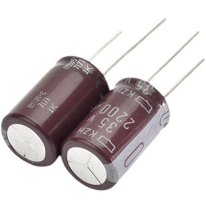 Original Capacitor 6.3V 10V 16V 25V 35V 50V 100V 22UF 47UF 100UF 220UFV 470UF 1000UF Aluminum Electrolytic Capacitor