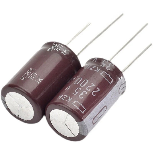 Original Capacitor 6.3V 10V 16V 25V 35V 50V 100V 22UF 47UF 100UF 220UFV 470UF 1000UF Aluminum Electrolytic Capacitor