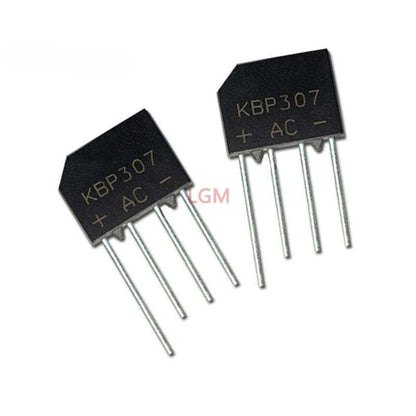 10Pcs Original KBP206 KBP307 KBP310 KBP210 KBP410 2A 3A 4A 1000V 600V 700V Rectifier Bridge Diode IC