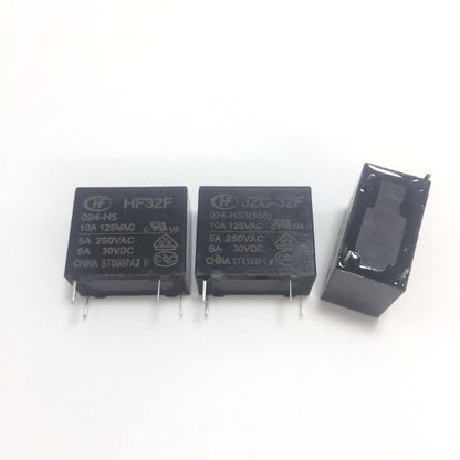 2Pcs Original JZC-32F HF32F-G HF HF32F Relay 4Pin 5Pin 5V 9V 12V 24V 48V