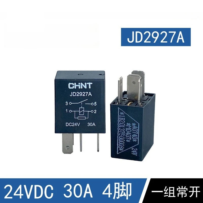 Automotive Relay JD1927A JD1926A JD2927A JD2926 12V 24V 30A for Fuel Pump, Air Conditioning, Cooling Fans in Trucks, Cars, and Commercial Vehicles