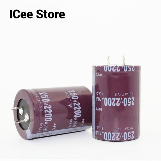 New Original Capacitor 200V2200UF 250V2200UF 35X50 35X60 200V 250V 2200UF Aluminum Electrolytic Capacitor