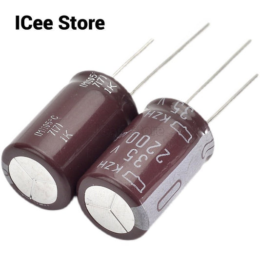 Original Capacitor 6.3V 10V 16V 25V 35V 50V 100V 22UF 47UF 100UF 220UFV 470UF 1000UF Aluminum Electrolytic Capacitor