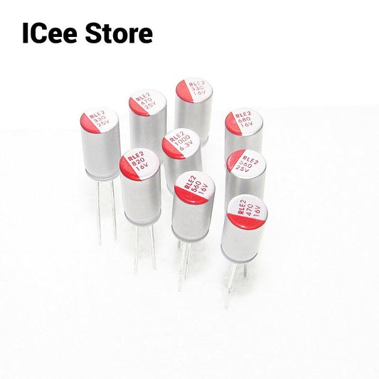 5Pcs Solid Electrolytic Capacitor Super Low ESR DIP 50V 63V 100V 4.7U 22UF 33UF 47UF 68 100UF 220UF