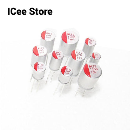 5Pcs Solid Electrolytic Capacitor Super Low ESR DIP 50V 63V 100V 4.7U 22UF 33UF 47UF 68 100UF 220UF