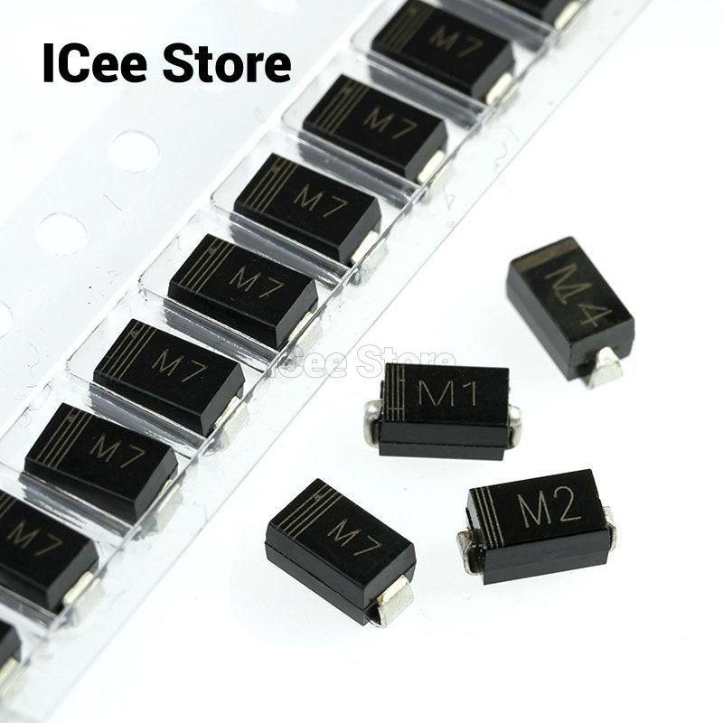 200Pcs/100Pcs Original SMD Diode M1 M2 M4 M7 SMA 1N4001 1N4002 1N4004 1N4007