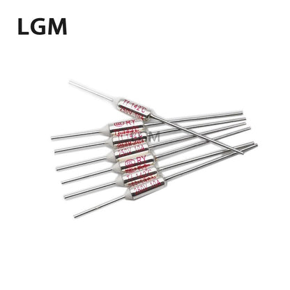 5Pcs TF Thermal Fuse RY 10A 15A 250V Metal Thermal Fuse Temperature Control Thermostat Switch  65C 73C75C 85C 100C 110C 120C 130C 152C 165C 172C 185C 192C 200C 216C 240C