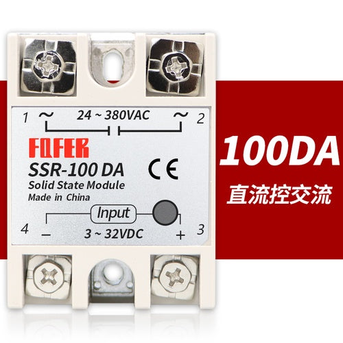 Solid State Relay 3-32V DC TO 24-380V AC SSR 10DA 25DA 40DA SSR-10DA SSR-25DA SSR-40DA 10A 25A 40A