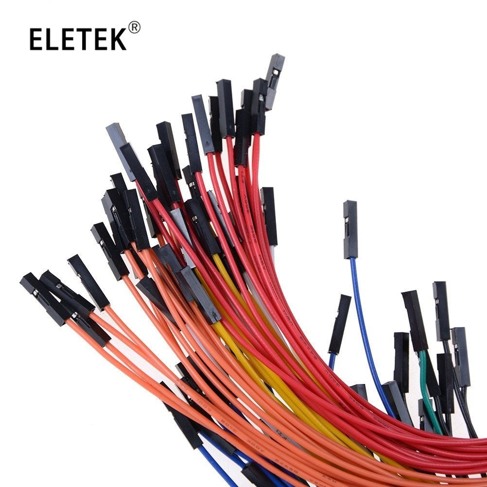 20Pcs 26AWG Soft Silicon Wire 1Pin Female To Female Jumper Wire Dupont Cable 25cm