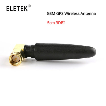 2Pcs GSM GPS Wireless Antenna Omni 50mm Radio Antenna SMA Male Right Angle 3dBi Gain Modem External Antenna