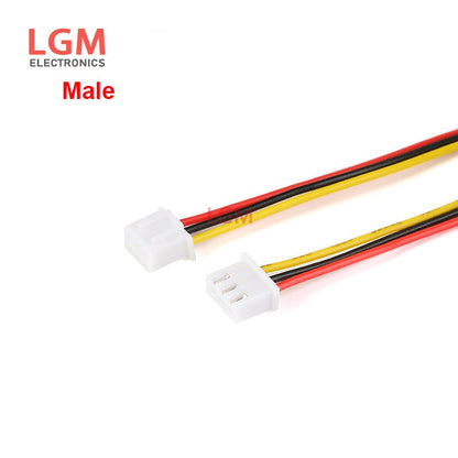 5Pair XH2.54 Wire 2Pin 3PIn 4Pin 5Pin 6Pin Pitch 2.54mm Wire Cable 20cm Length 26AWG Male Female Plug Butt-joint Aerial Docking Crimp Terminal Wire Cable Connector