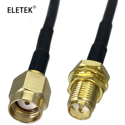 RG174 SMA To SMA RP SMA Male Plug & Female Jack Crimp Straight & Right Angle RF Coaxial Connector Pigtail Jumper Cable