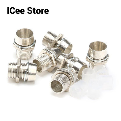 5-10Pcs Copper Metal 3MM 5MM Light Emitting Diode LED Holder Mount Panel Display Wholesale