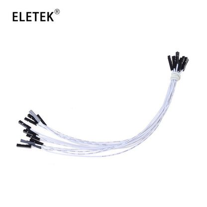 20Pcs 26AWG Soft Silicon Wire 1Pin Female To Female Jumper Wire Dupont Cable 25cm