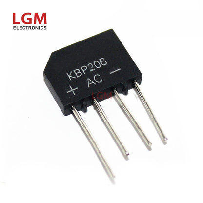 20Pcs Original KBP206 KBP307 KBP310 KBP210 KBP410 2A 3A 4A 1000V 600V 700V Rectifier Bridge Diode IC