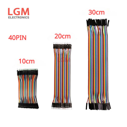 Dupont Line 10CM 20CM 30CM 40PIN Male To Male + Female To Male + Female To Female Jumper Dupont Wire Cable 400 Points Breadboard
