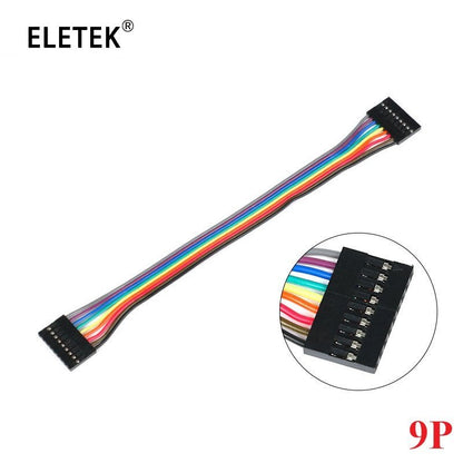 10Pcs Dupont Line 20cm 2.54mm Female To Female 2P/3P/5P/6P/7P/8P/9P/10P/12P Color Breadboard Cable Jump Wire Jumper for Arduino