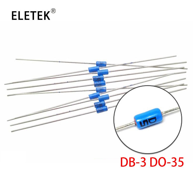 50/100Pcs  DB3 DB-3 Diac Trigger Diodes DO-35 DO-204AH