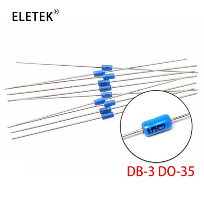 50/100Pcs  DB3 DB-3 Diac Trigger Diodes DO-35 DO-204AH