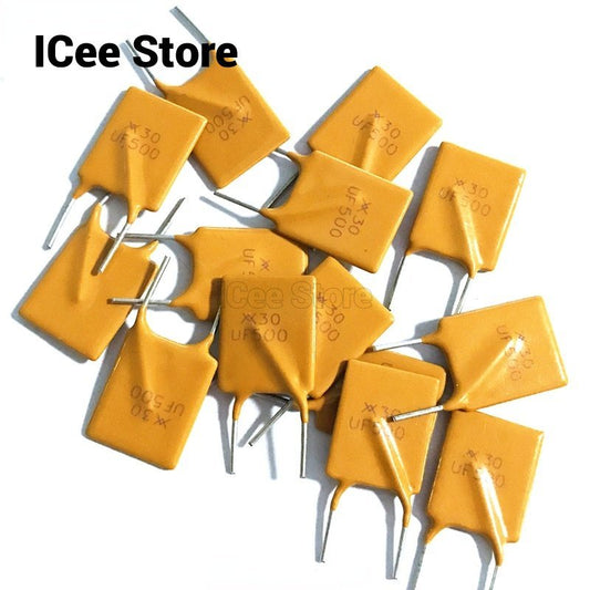 10Pcs 16V 30V 60V 72V Resettable Fuse PPTC RGEF 0.06A 0.12A 0.8A 1.1A 2A 3A 5A 7A 12A Fuses In-line RUEF300 Self-Recovery Fuse