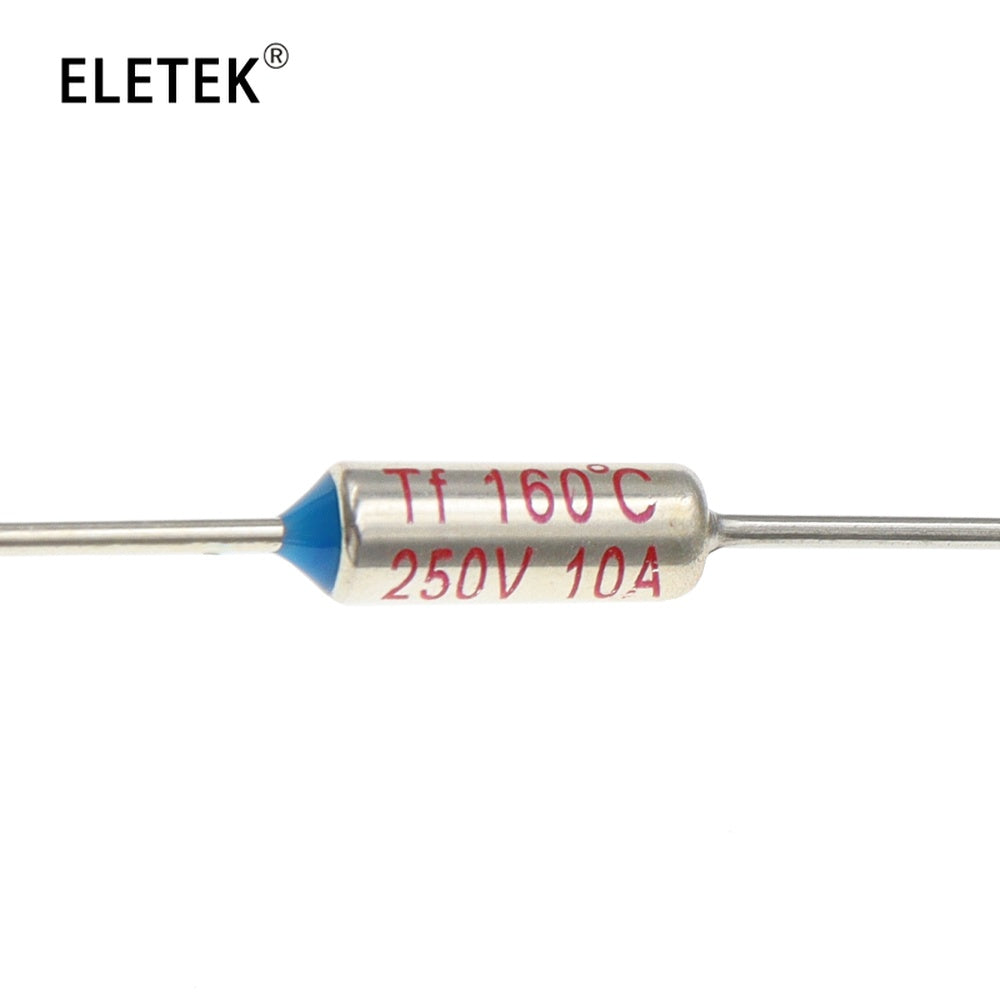 5Pcs Temperature RY 10A 15A 250V Tf Thermal Fuse 65C 85C 100C 105C 110C 120C 130C 152C 165C 172C 185C 192C 200C 216C 240C 280C 300C