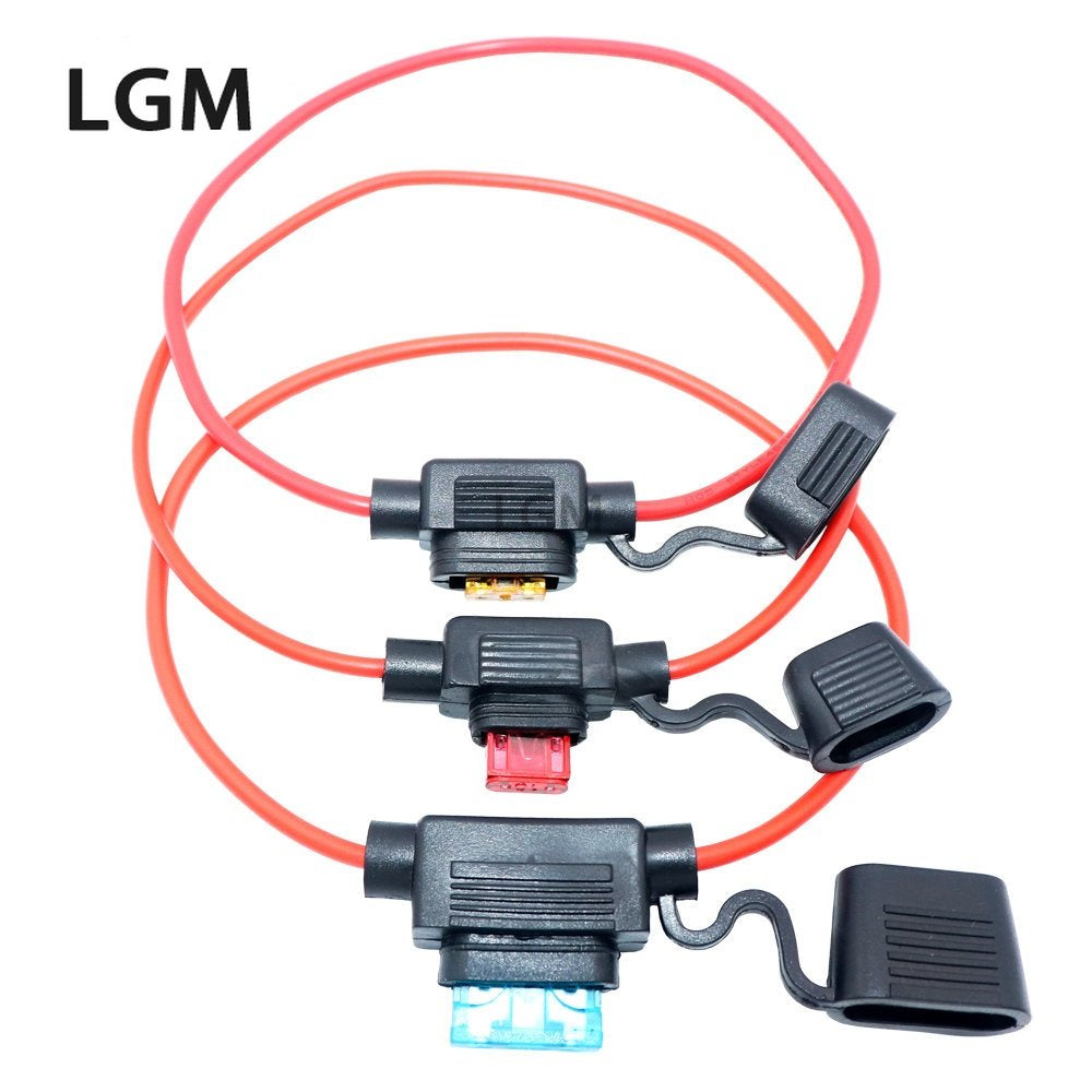 1Set Mini/Small/Medium  Car Waterproof Fuse Holder ATO ATC ATM APM Box 2A 3A 5A 7.5A 10A 15A 20A 25A 30A 40A