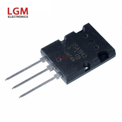 2Pair Original TO-3P 2SC5200 2SA1943 Power Transistor