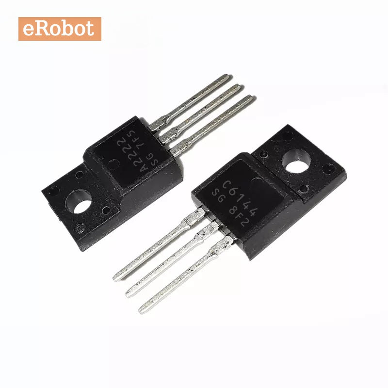 10Pcs Original Transistor 2SA2222 2SC6144 TO220F A2222 C6144