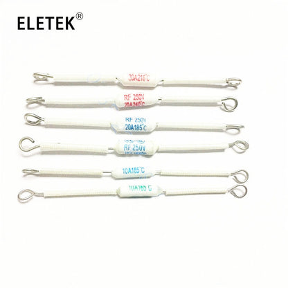 5Pcs RF Rice Cooker Ceramic Thermal Fuse Cutoff 250V 10A 15A 20A  Temperature Fuse