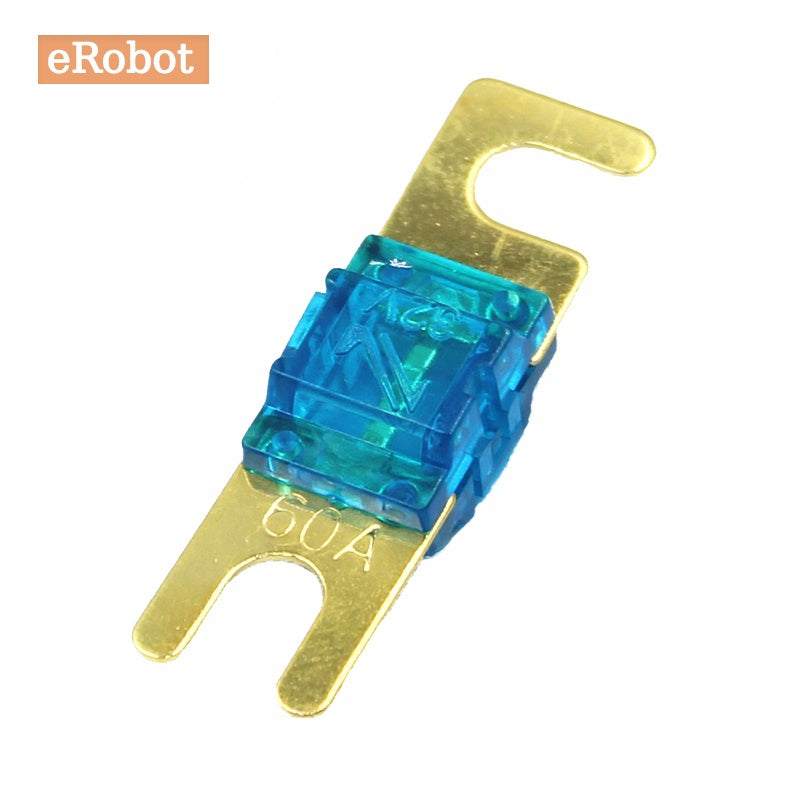 2Pcs ANS Gold Plated Stud Car Fuses Mini Car Stereo Audio AFS Fuse 20A 30A 40A 50A 60A 70A 80A 100A 125A 150A 175A 200A