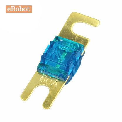 2Pcs ANS Gold Plated Stud Car Fuses Mini Car Stereo Audio AFS Fuse 20A 30A 40A 50A 60A 70A 80A 100A 125A 150A 175A 200A