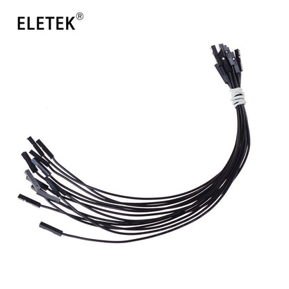 20Pcs 26AWG Soft Silicon Wire 1Pin Female To Female Jumper Wire Dupont Cable 25cm