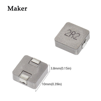 20/10Pcs 1040 SMD Power Inductors 2.2uh 2R2 4.7uh 4R7 6.8uh 6R8 10uh 100 220uh 220 Chip Inductor