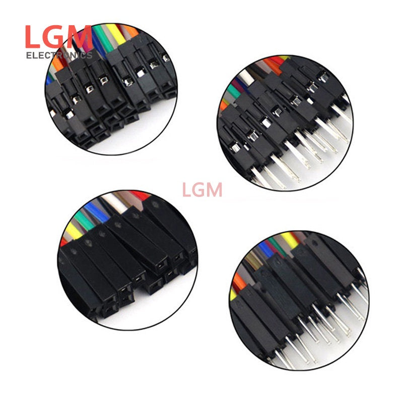 Dupont Line 10CM 20CM 30CM 40PIN Male To Male + Female To Male + Female To Female Jumper Dupont Wire Cable 400 Points Breadboard