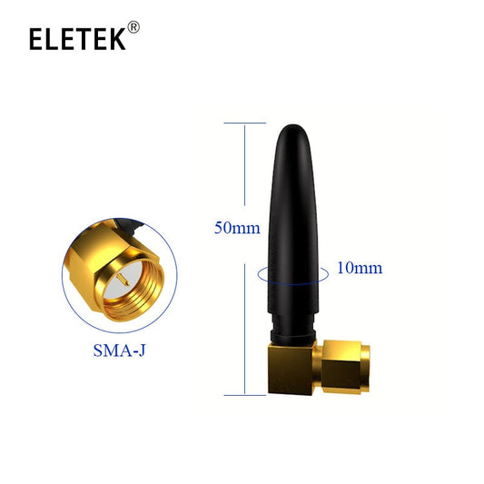 2Pcs GSM 2G 3G GPRS Elbow Glue Stick Antenna SMA-J Omnidirectional High Gain 2.5dbi Wireless Module Digital Transmission Radio