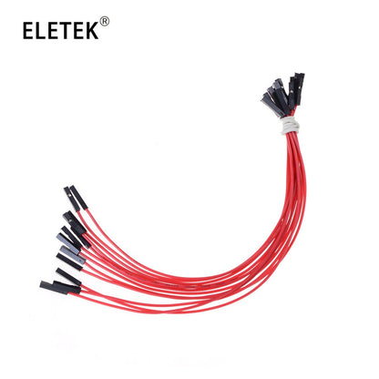 20Pcs 26AWG Soft Silicon Wire 1Pin Female To Female Jumper Wire Dupont Cable 25cm