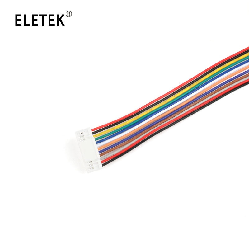 10Pcs 100MM  XH 1.25 28AWG  Wire Cable Connector DIY  JST 2/3/4/5/6/7/8/9/10 Pin Electronic Line Double Connect Terminal Plug