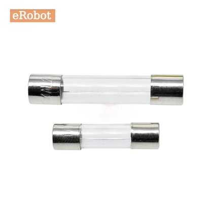 10Pcs 5x20mm 6x30mm Glass Tube Fuse Kit 250V 0.1A 0.2A 0.5A 0.8A 1A 2A 2.5A 3A 4A 5A 6.3A 7A 8A 10A 12A 15A 20A 30A AMP Circuit Fast Blow Fuses